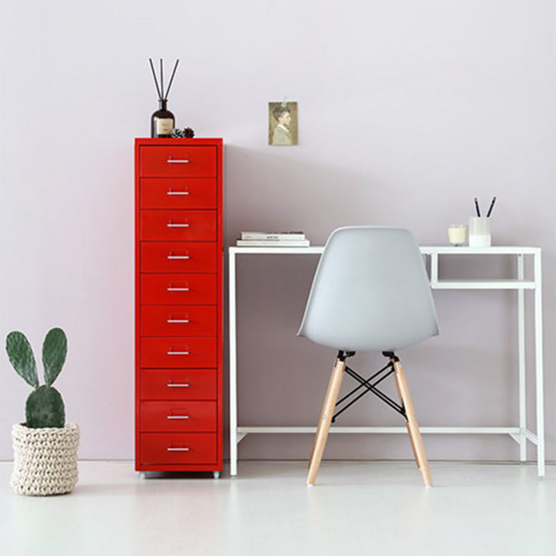 Factory Direct Steel Movable 10 Filer Failing Cabinet for Office and Home Mobile Faberet