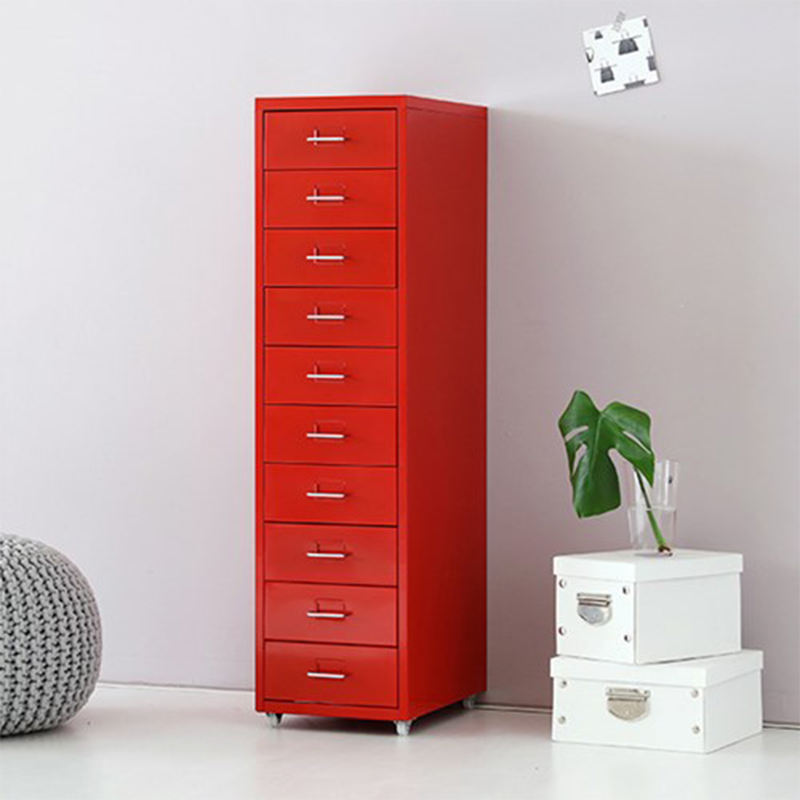 Factory Direct Steel Movable 10 Filer Failing Cabinet for Office and Home Mobile Faberet